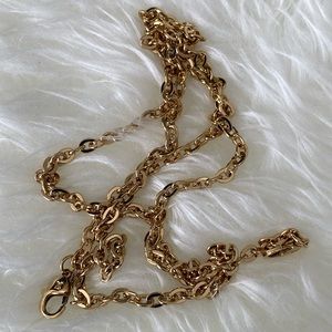 Louis Vuitton Felicie gold chain strap